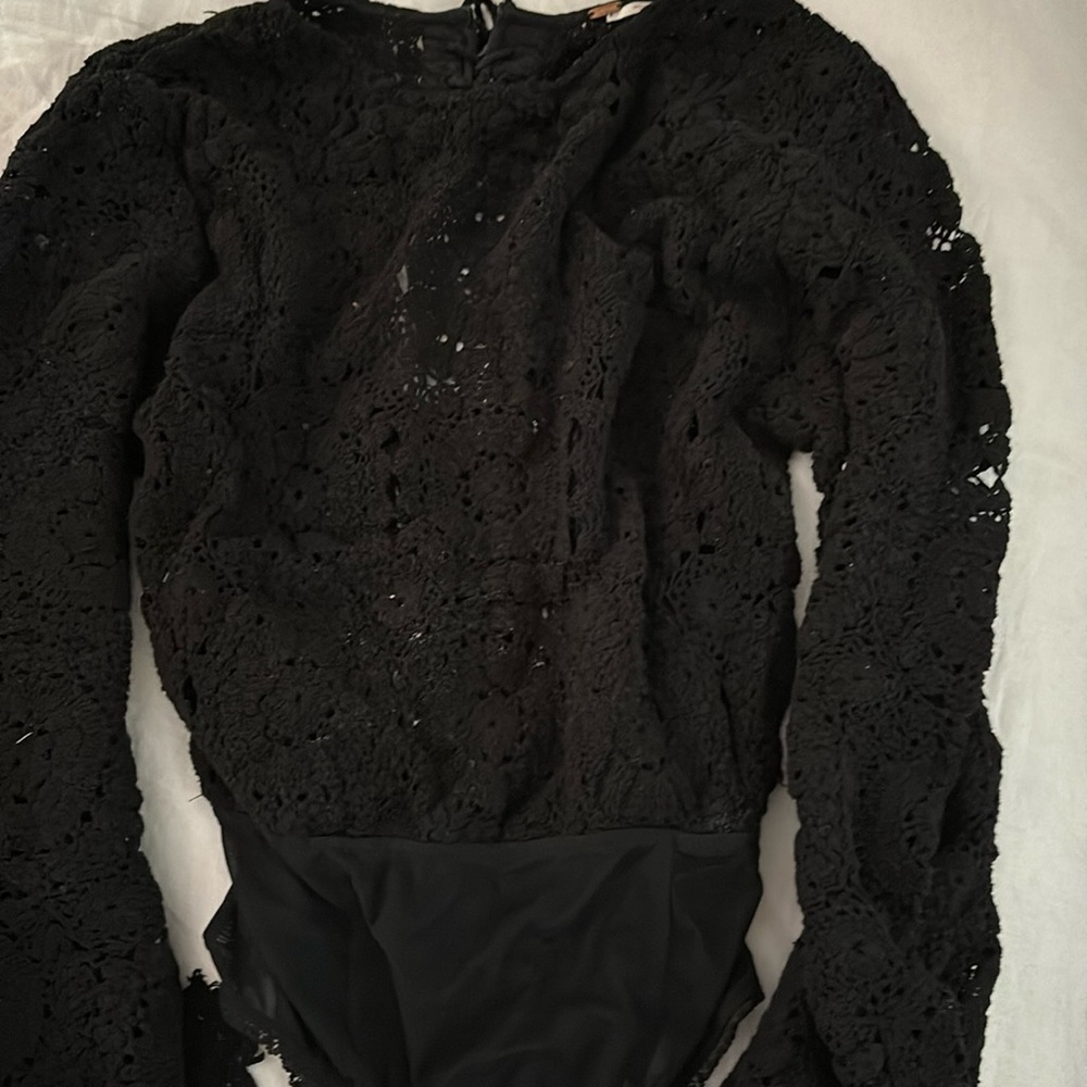 Free People crocheted onesie